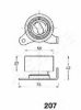ASHIKA 45-02-207 Tensioner, timing belt